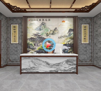 中式風格中醫(yī)館設(shè)計全景案例