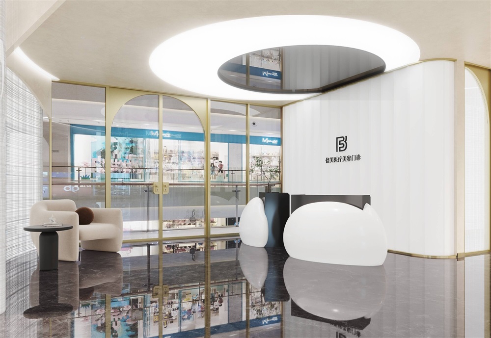 臺州輕醫(yī)美門診機構裝修設計案例效果圖