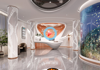 杭州濱江維密歐貝麗門診部設(shè)計全景案例