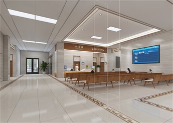 大型中醫(yī)院裝修設(shè)計案例效果圖