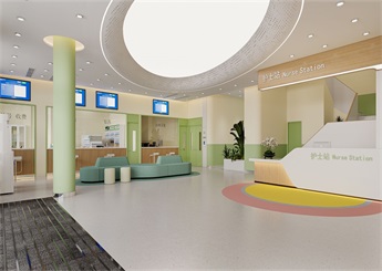 兒童綜合門診部裝修設計案例效果圖