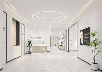 中醫(yī)院口腔門診裝修設(shè)計案例效果圖